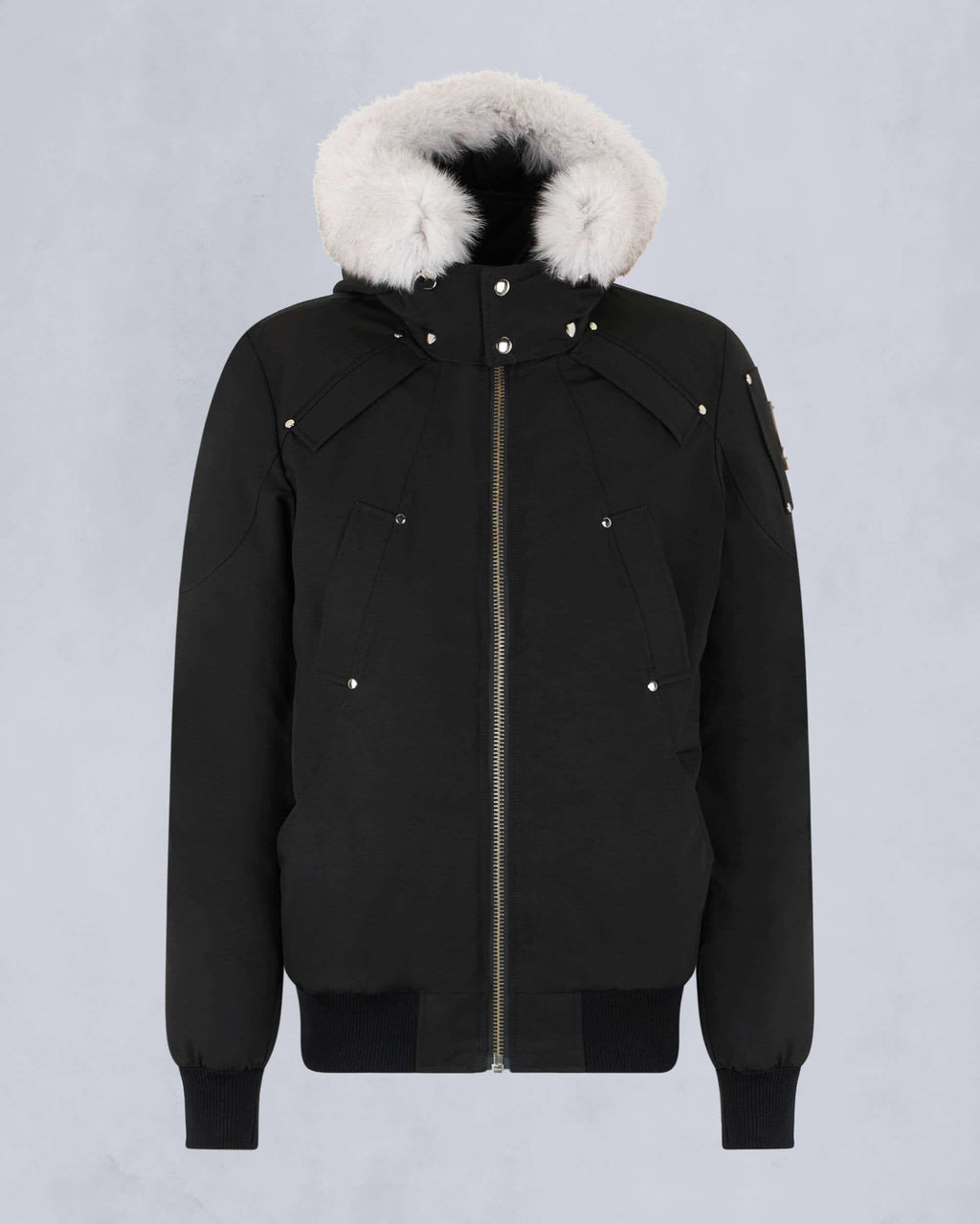 Moose Knuckles Original Ballistic Neoshear Bomber – Black