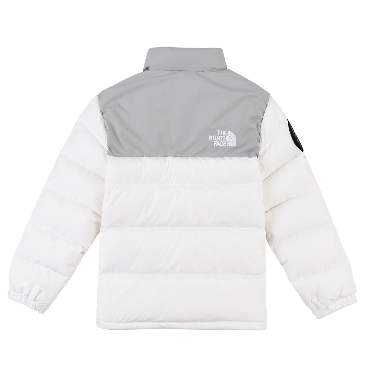 The North Face 1992 Stand-Collar Down Puffer Jacket | White & Gray