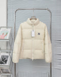 MLB New York Yankees Big Logo Puffer Jacket | Cream