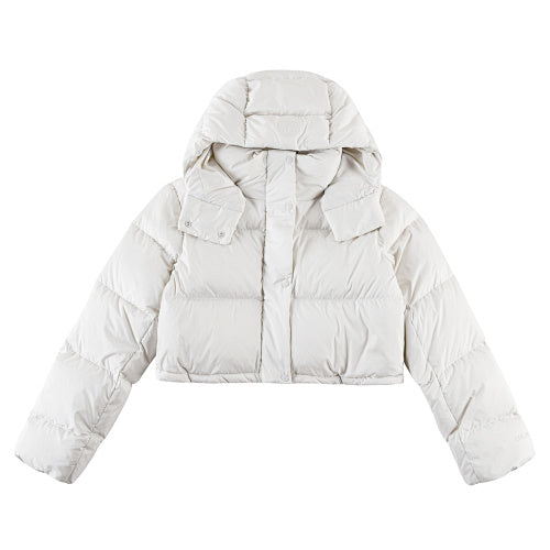 Canada Goose Wyndham Hooded Down Jacket – White