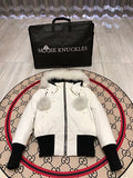 Moose Knuckles Women’s Hooded Bomber Jacket | White