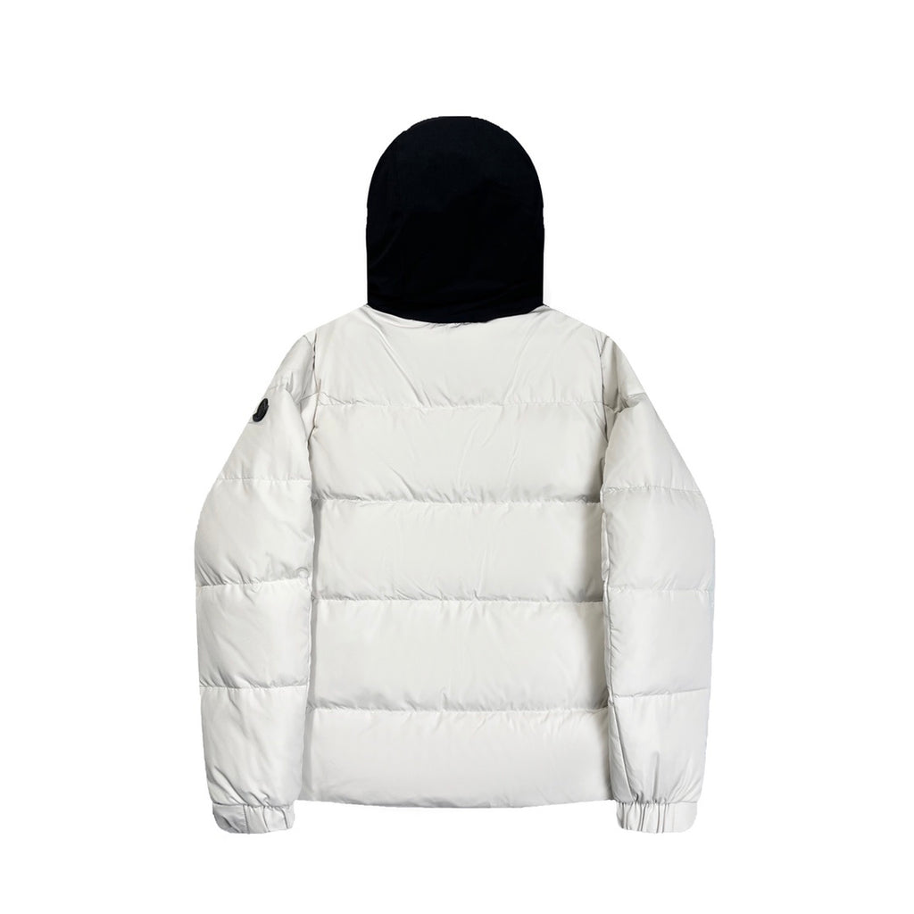 Moncler Down Jacket – White & Black Contrast