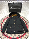 Moose Knuckles Men’s Down Parka – Black & Gold