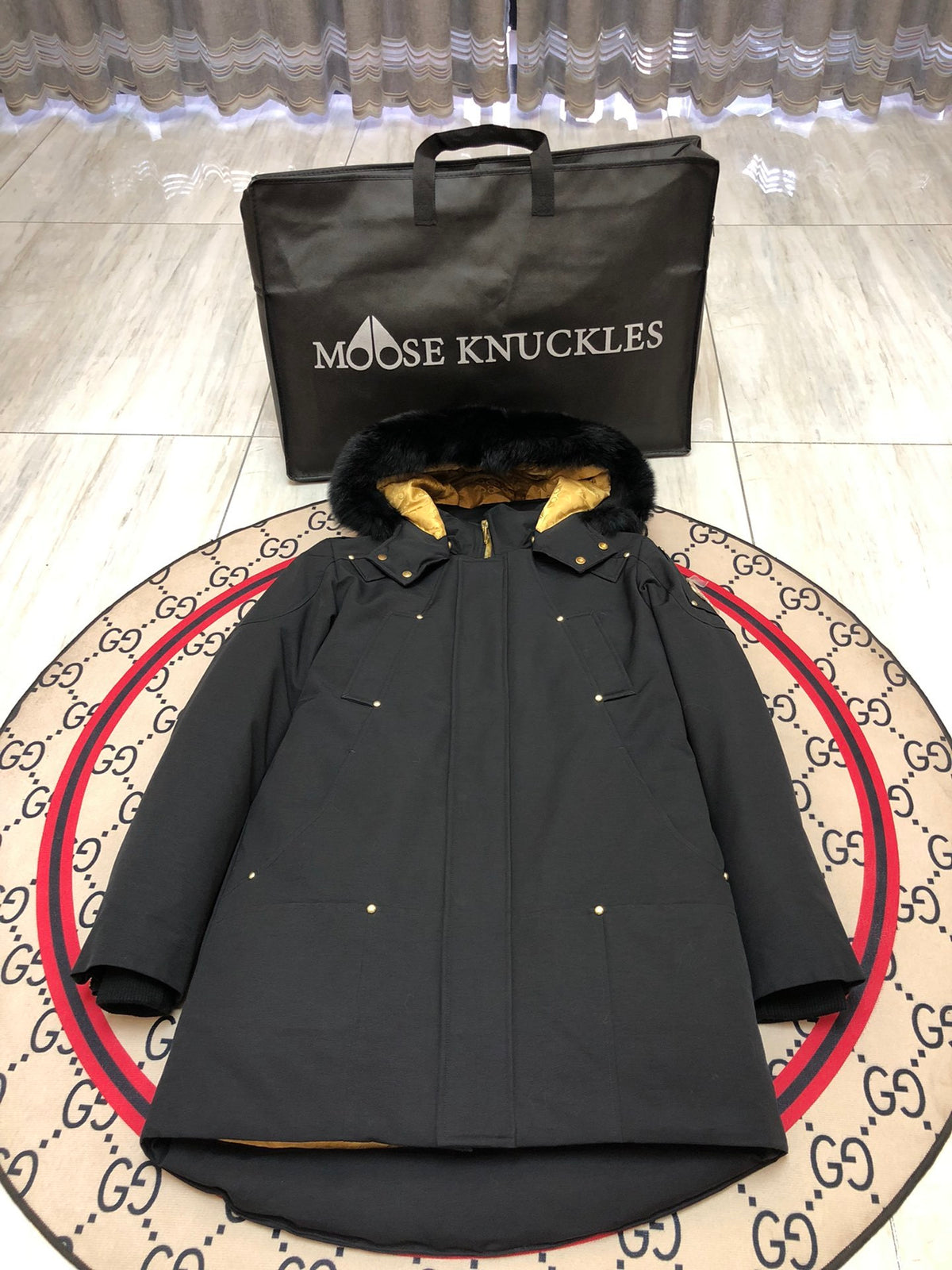 Moose Knuckles Men’s Long Down Parka