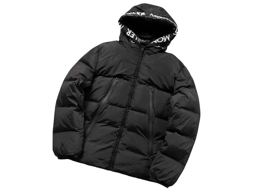 Moncler Maya Hooded Puffer Jacket – Black