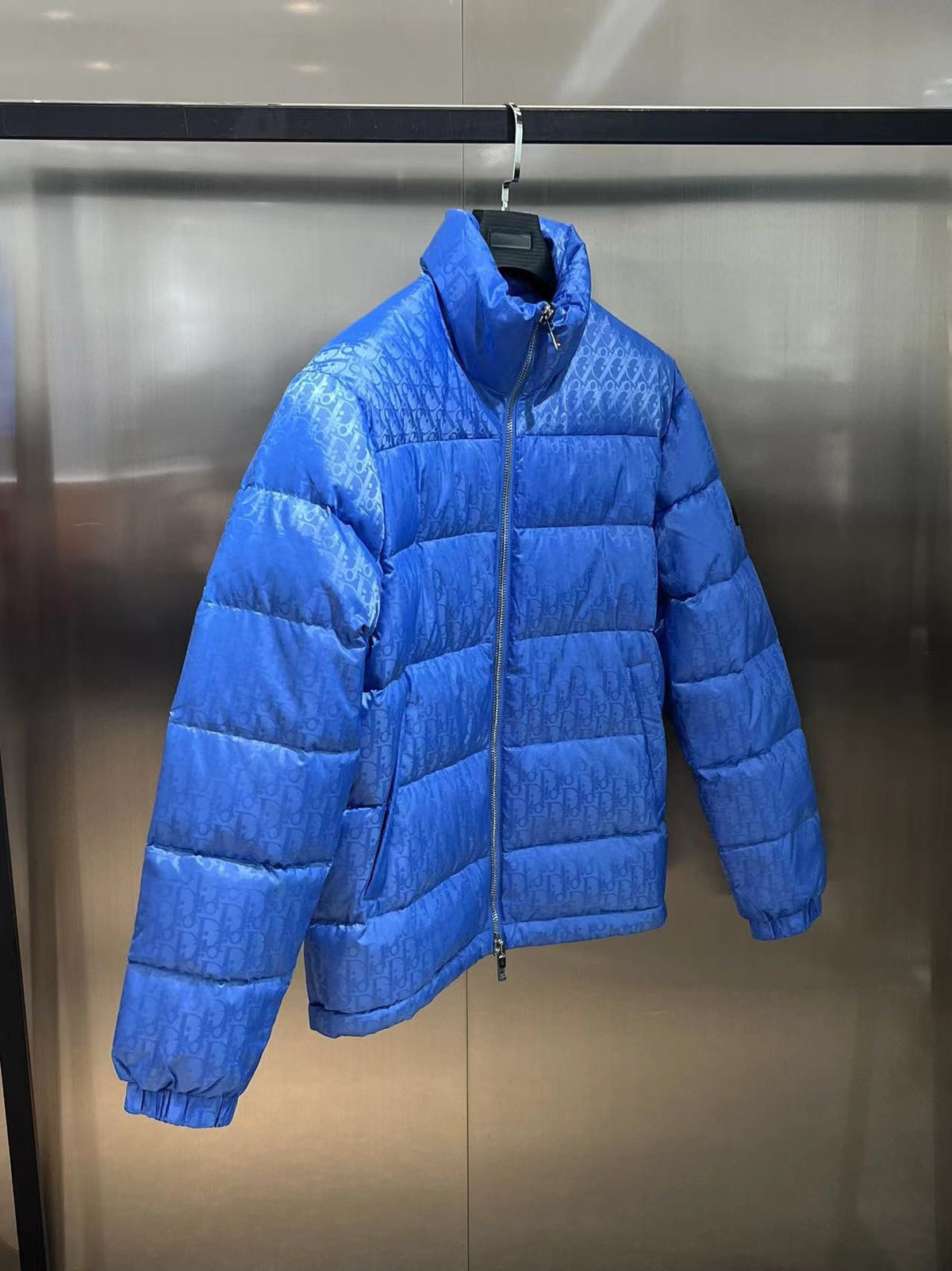 Dior Oblique Down Jacket – Royal Blue