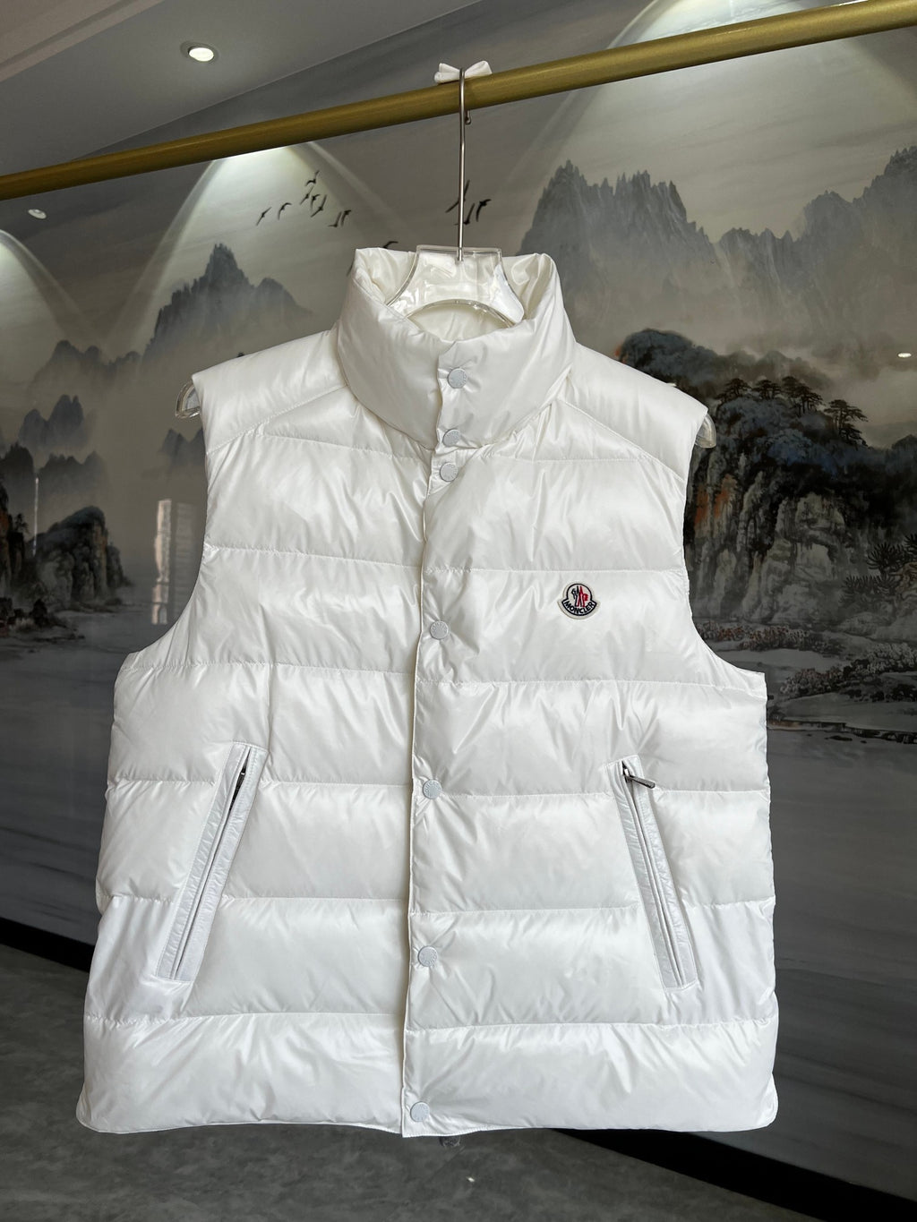 Moncler Down Vest – White