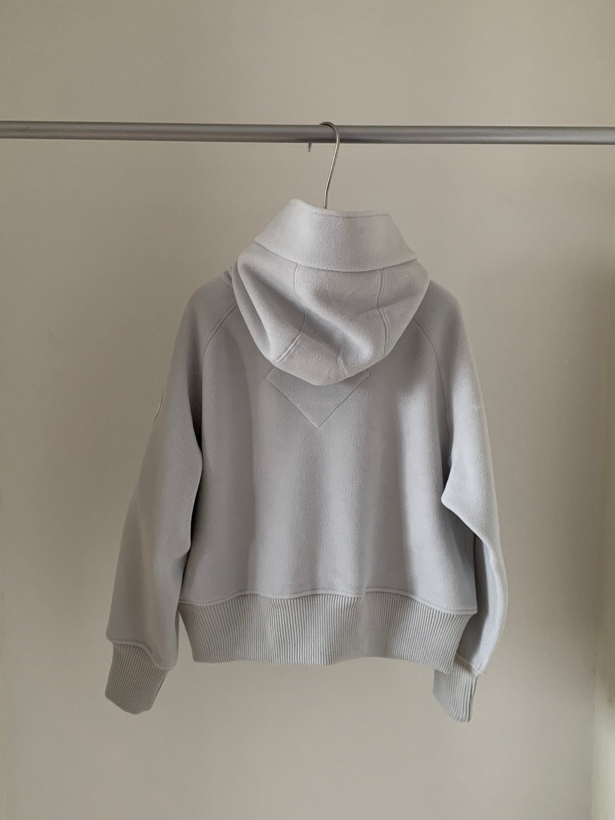 Canada Goose Fleece Full-Zip Hoodie – Grey
