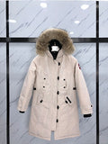 Canada Goose Long Down Parka – Cream