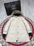 Canada Goose Women's Long Down Parka – Cream